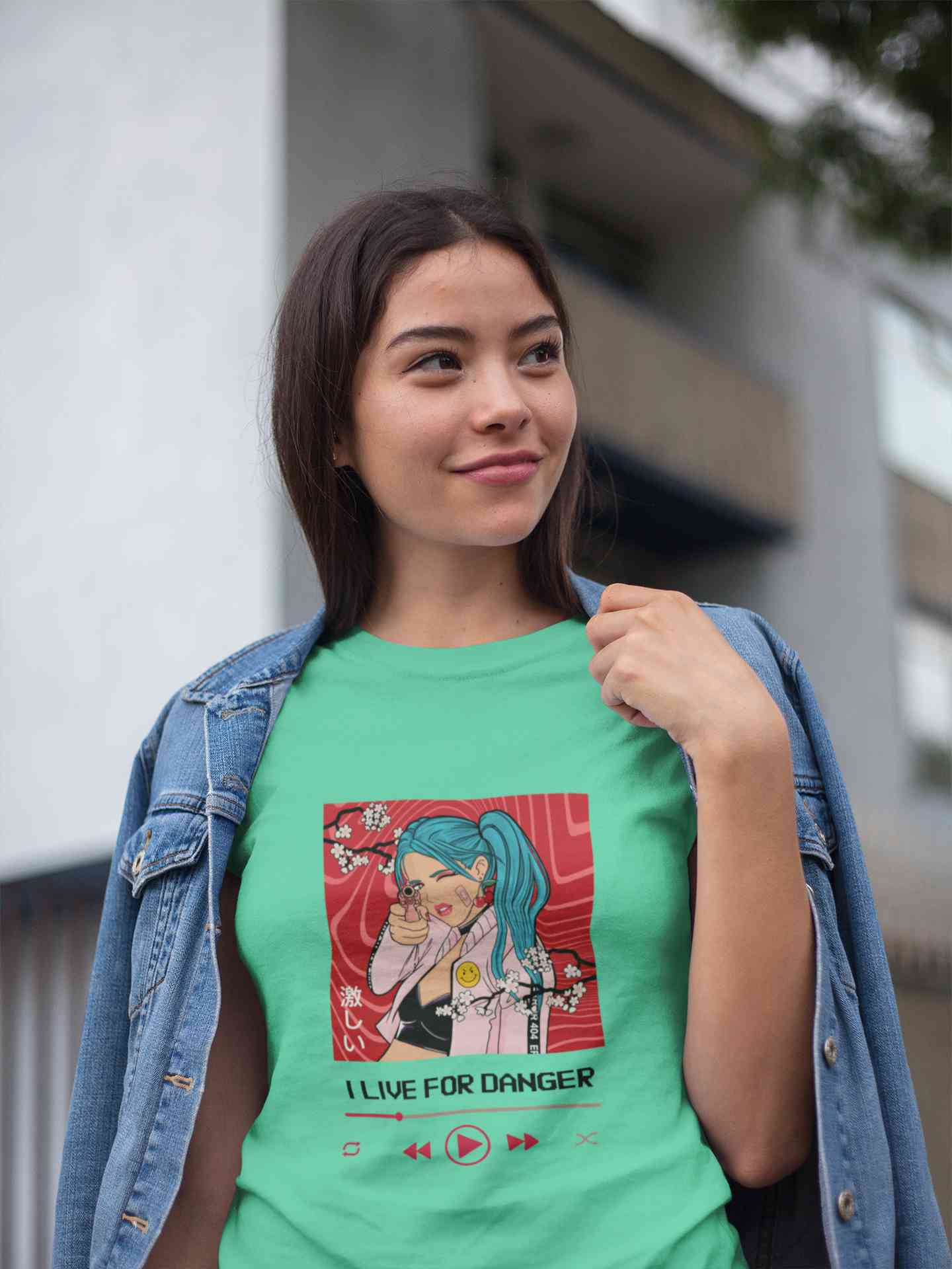 I Live For Danger Women Half Sleeves T-shirt- FunkyTeesClub