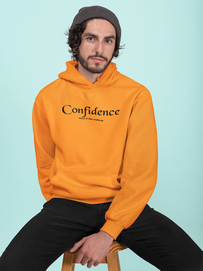 Confidence Wear It Like Makeup Quotes Men Hoodies-FunkyTeesClub