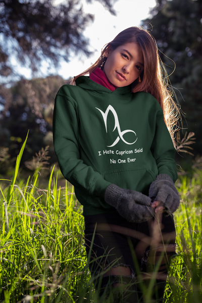 Capricon Zodiac Sign Hoodies for Women-FunkyTeesClub