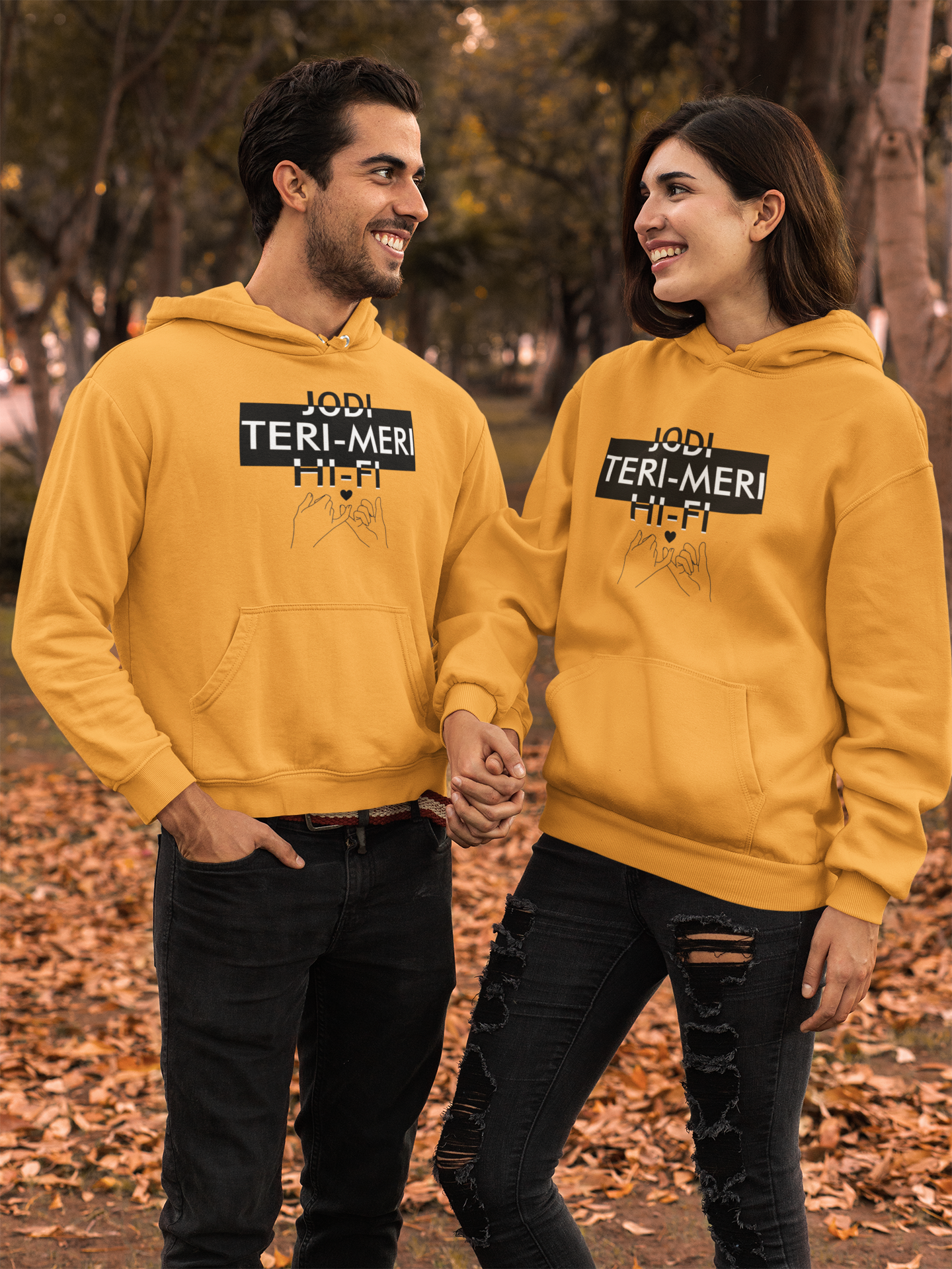 Jodi Teri Meri Couple Hoodie-FunkyTeesClub