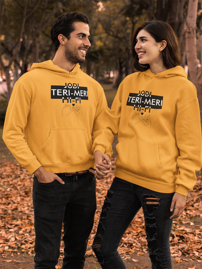 Jodi Teri Meri Couple Hoodie-FunkyTeesClub