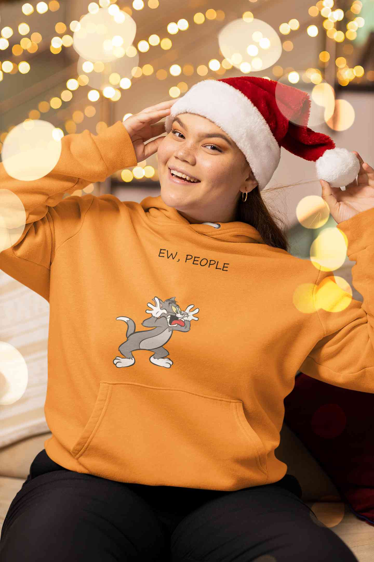 Ew People Hoodies for Women-FunkyTeesClub