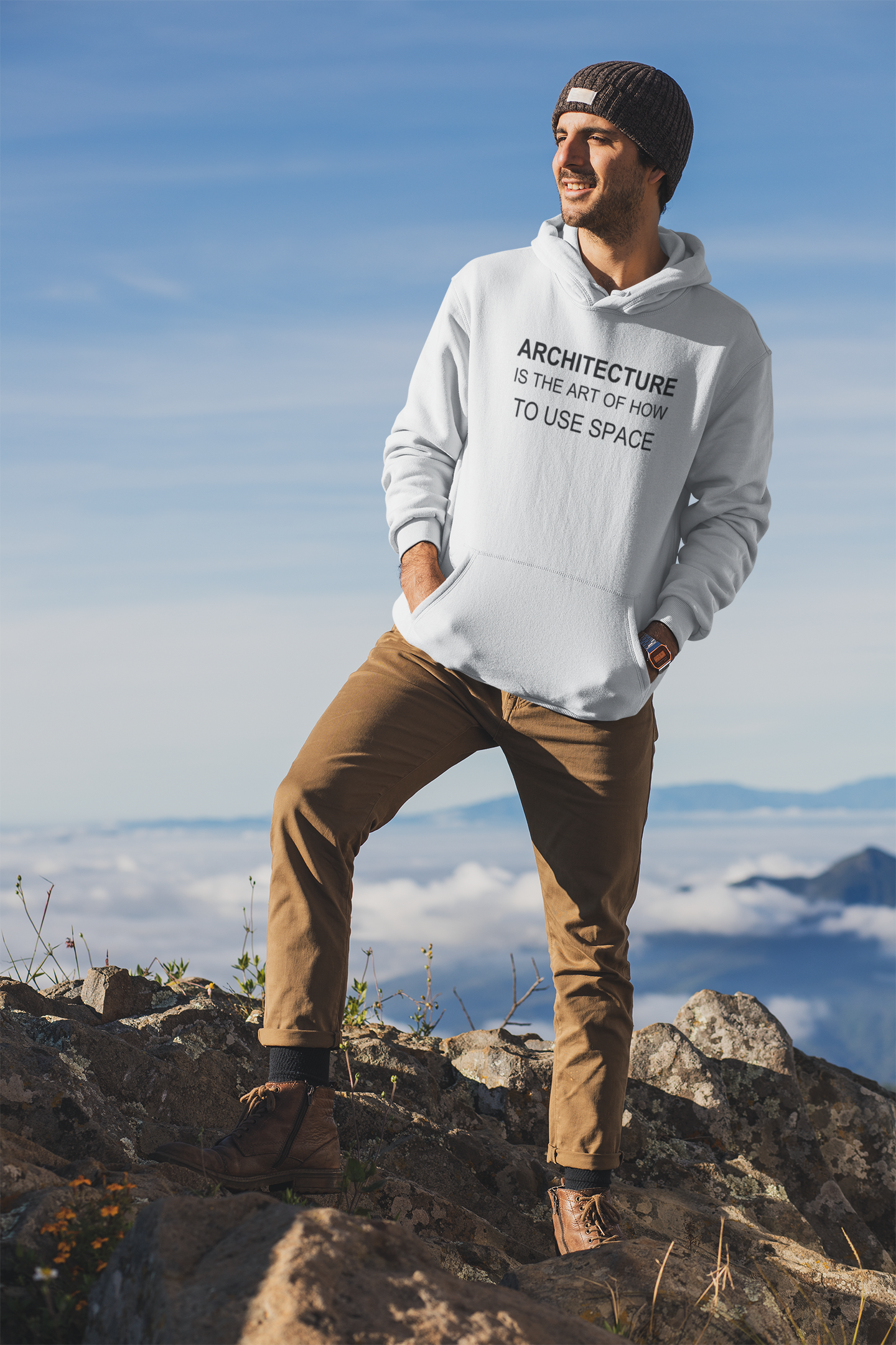 Architecture Is The Art Architect Profession Men Hoodies-FunkyTeesClub