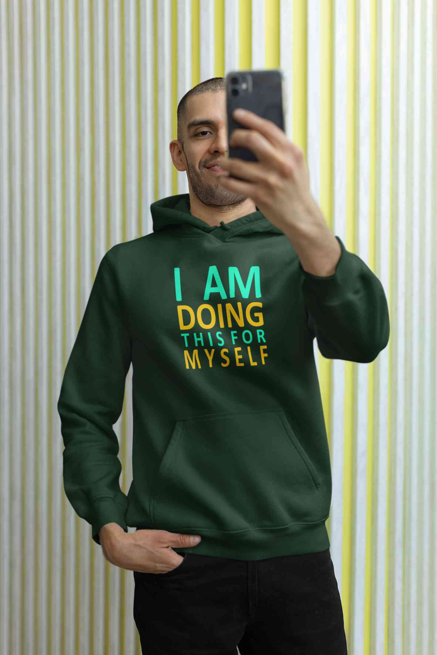 I Am Doing This For Myself Men Hoodies-FunkyTeesClub