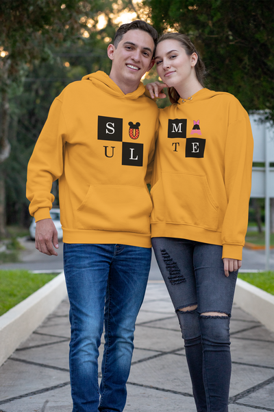 Soulmate Couple Hoodie-FunkyTeesClub