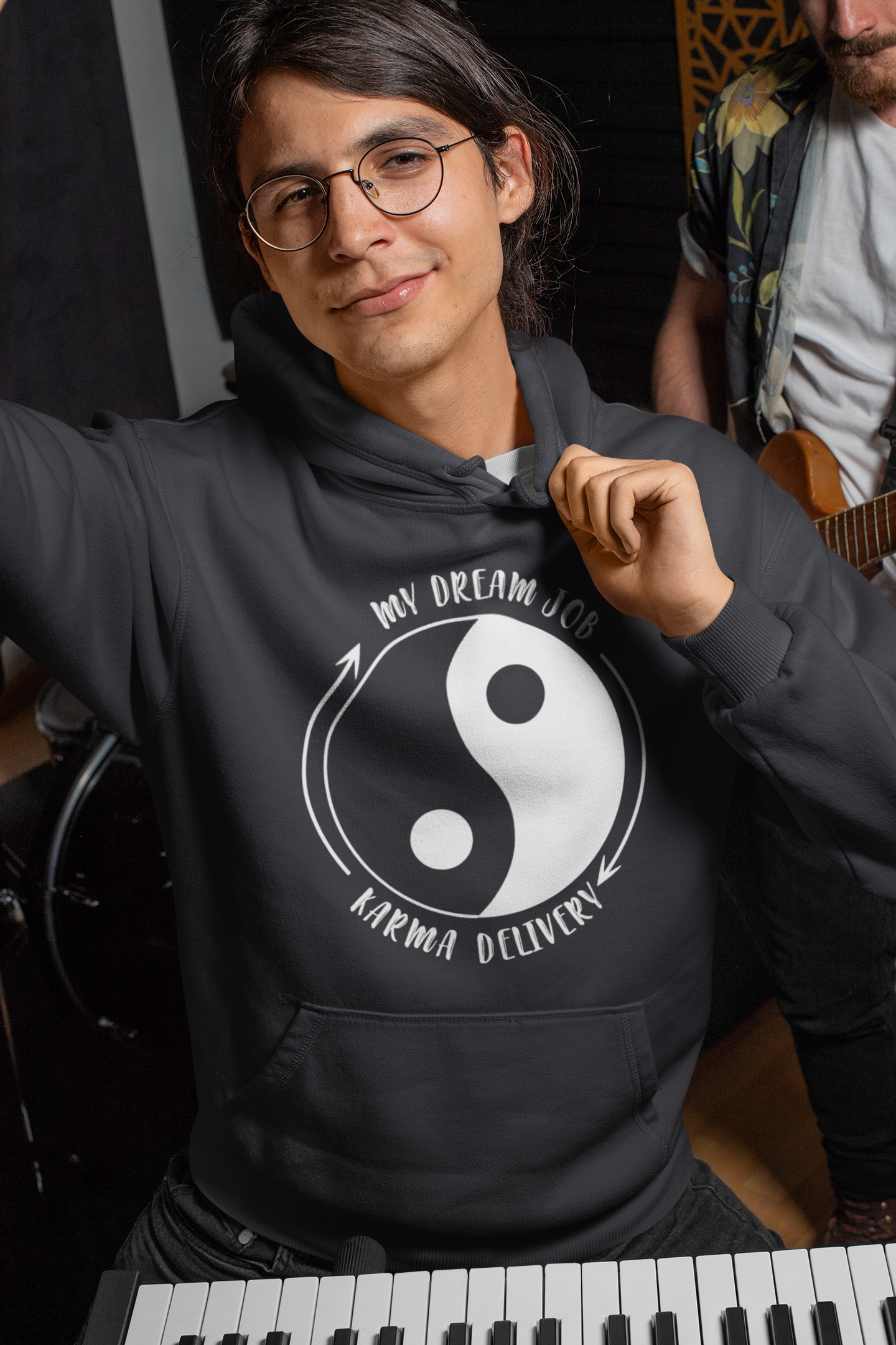 My Dream Job Desi Men Hoodies-FunkyTeesClub