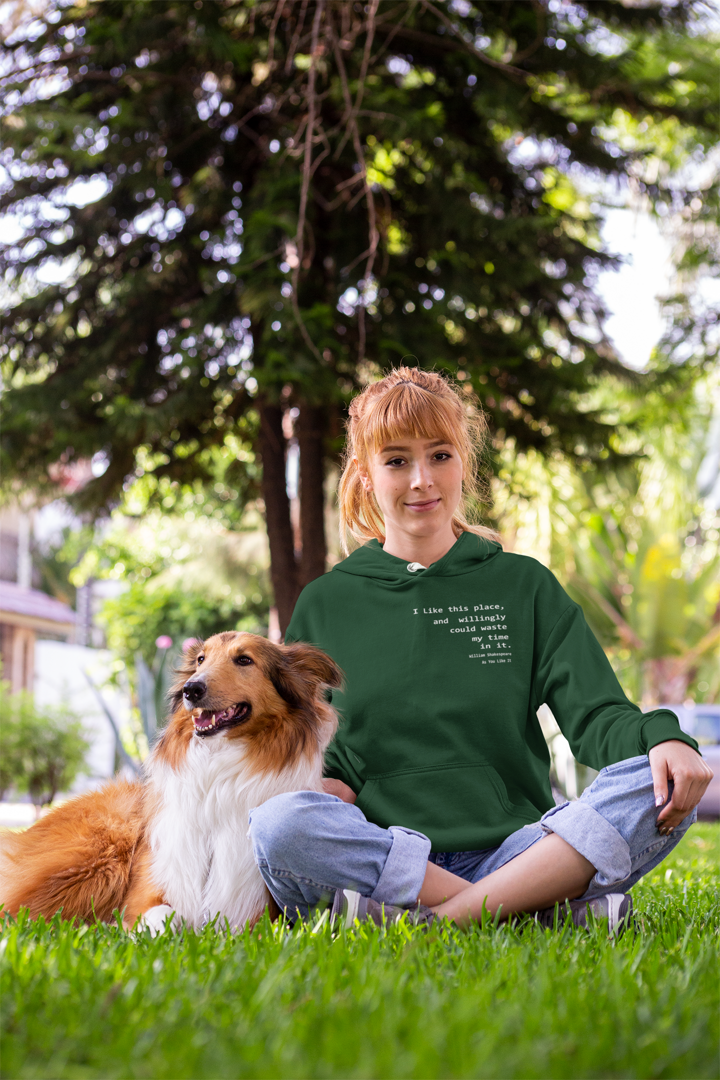 I Like This Place Quotes Hoodies for Women-FunkyTeesClub