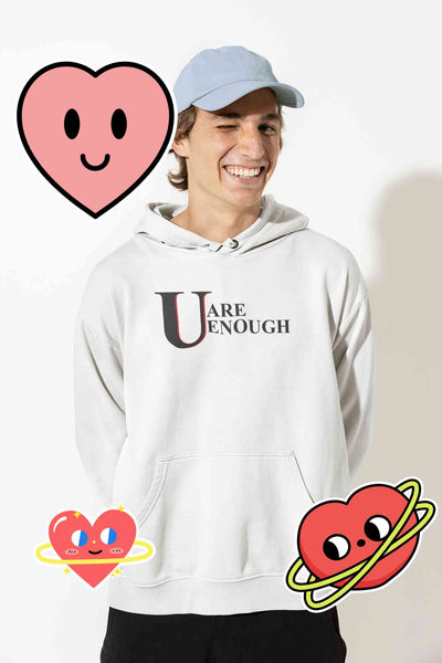 You Are Enough Men Hoodies-FunkyTeesClub