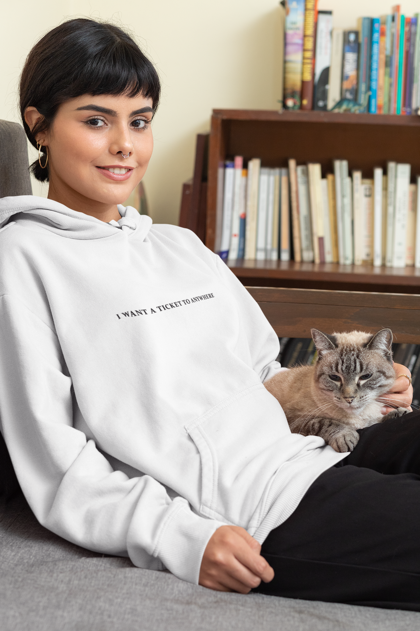 I Want Ticket Hoodies for Women-FunkyTeesClub