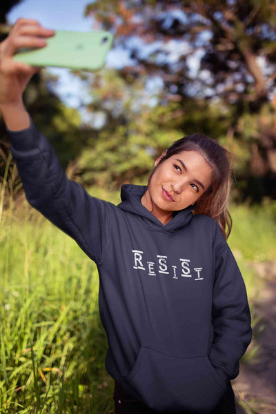 Resist Hoodies for Women-FunkyTeesClub