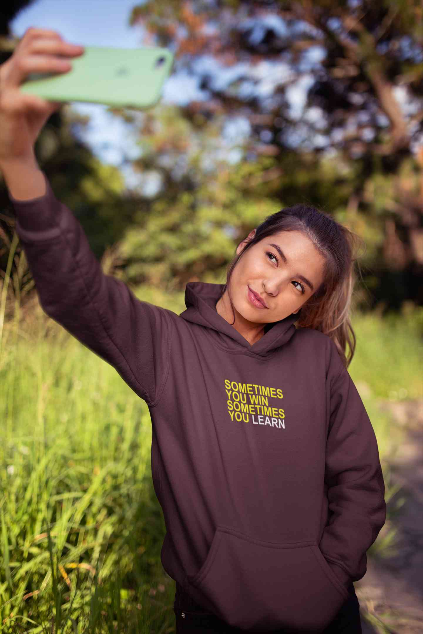 Sometimes You Win Hoodies for Women-FunkyTeesClub