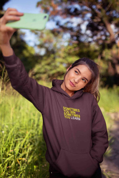 Sometimes You Win Hoodies for Women-FunkyTeesClub