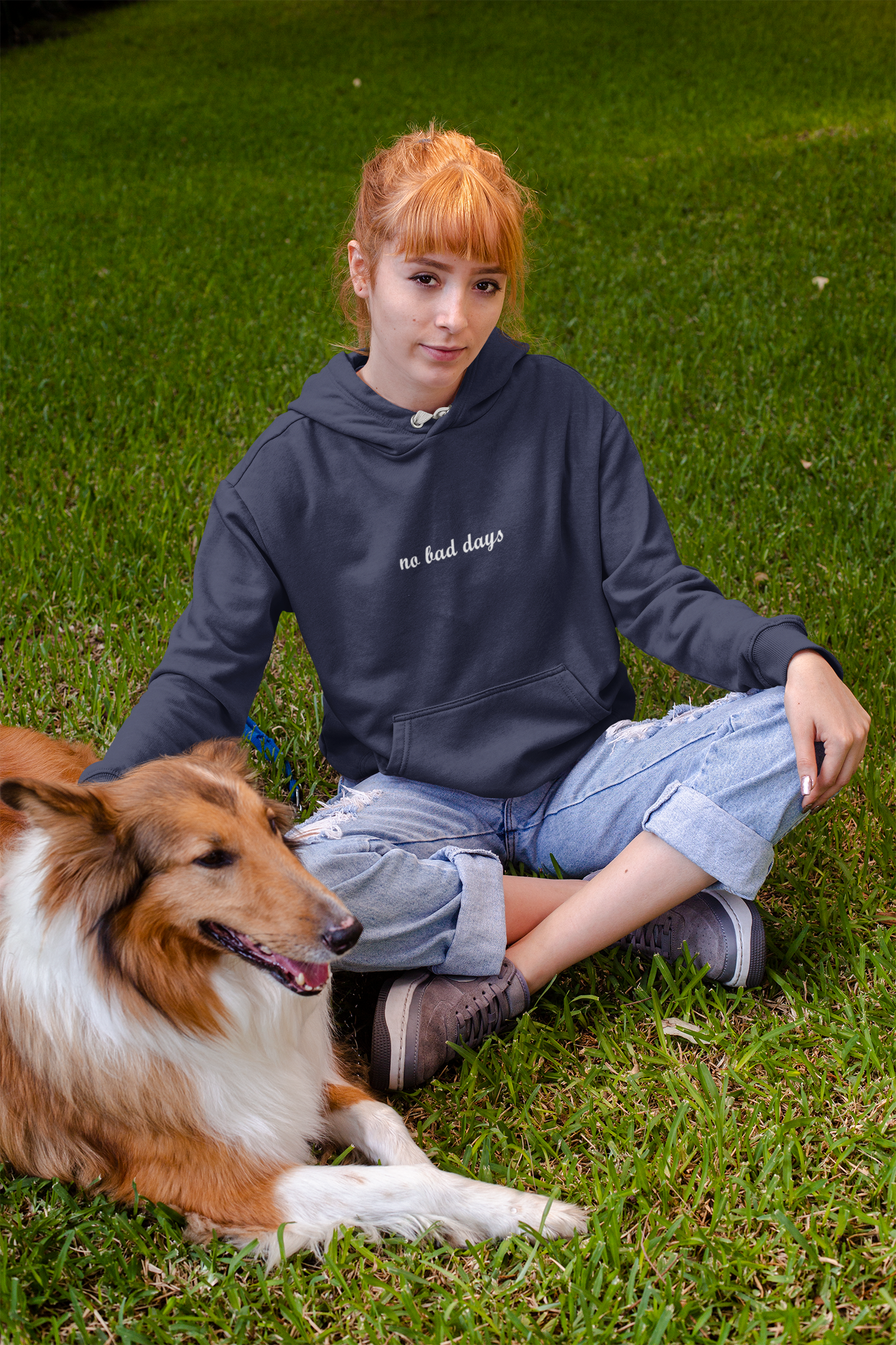 No Bad Days Hoodies for Women-FunkyTeesClub
