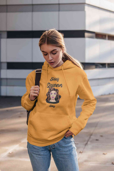 Slay Queen Hoodies for Women-FunkyTeesClub