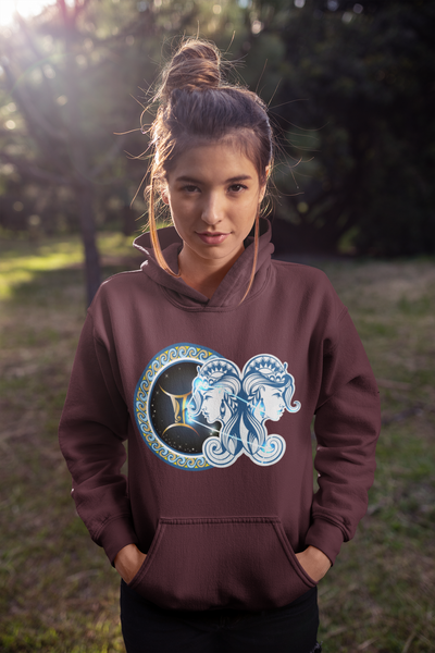 Gemini Zodiac Sign Hoodies for Women-FunkyTeesClub