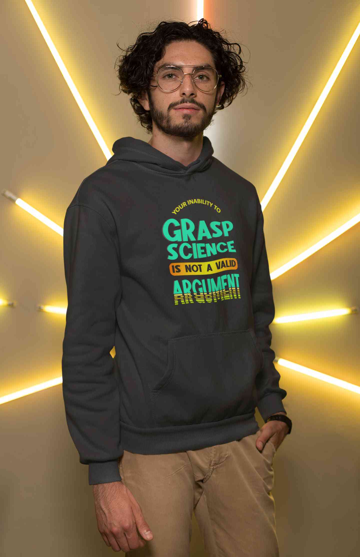 Not A Valid Argument Men Hoodies-FunkyTeesClub