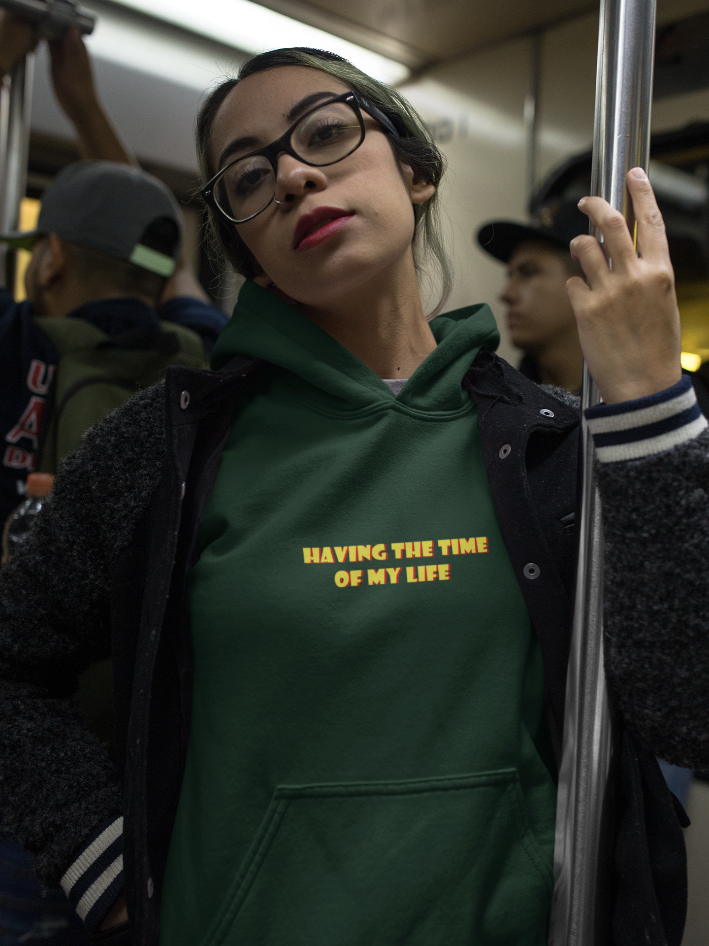 Having The Time Of My Life Hoodies for Women-FunkyTeesClub