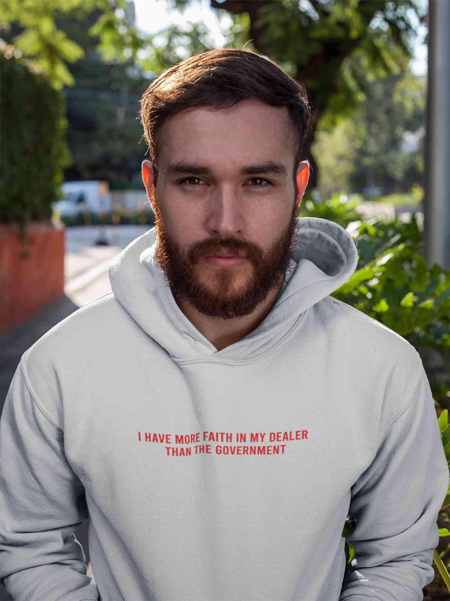 I Have More Faith In My Dealer Than My Government Men Hoodies-FunkyTeesClub