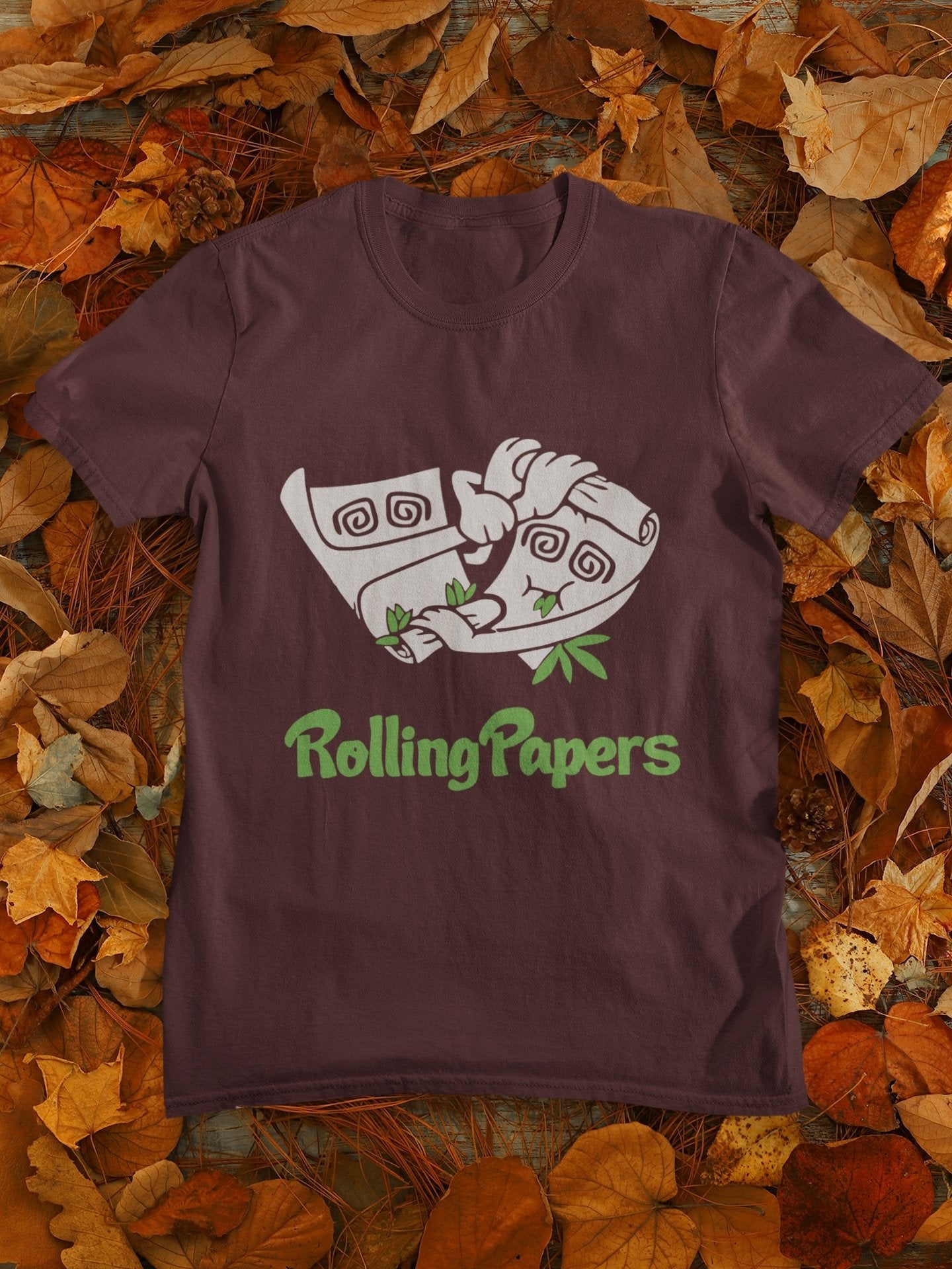 Rolling Paper Pub And Beer Mens Half Sleeves T-shirt- FunkyTeesClub - Funky Tees Club