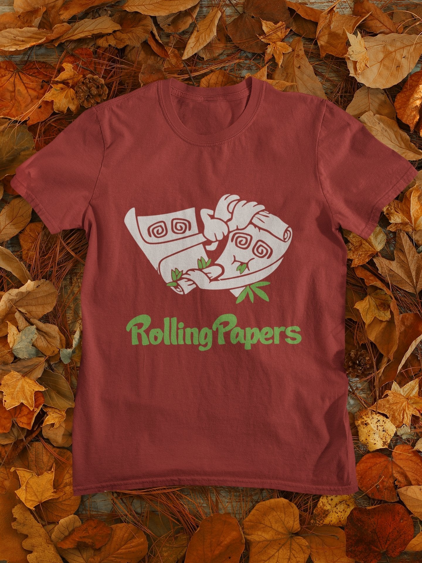 Rolling Paper Pub And Beer Mens Half Sleeves T-shirt- FunkyTeesClub - Funky Tees Club