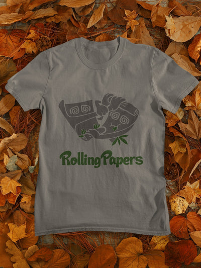 Rolling Paper Pub And Beer Mens Half Sleeves T-shirt- FunkyTeesClub - Funky Tees Club