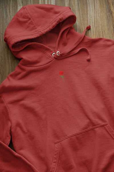 Rose Hoodies for Women-FunkyTeesClub - Funky Tees Club