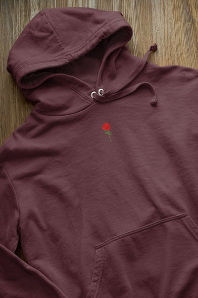 Rose Hoodies for Women-FunkyTeesClub - Funky Tees Club
