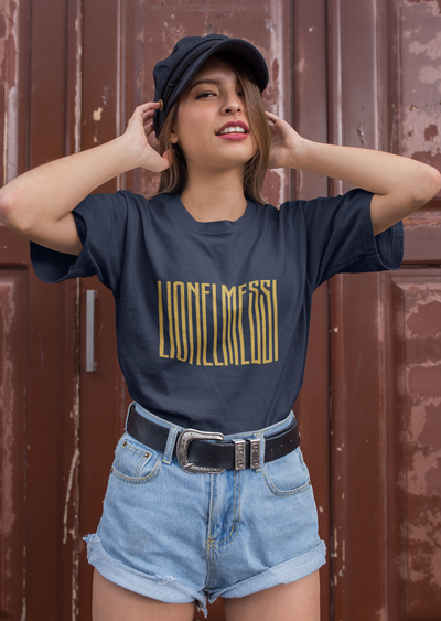 Messi Women Half Sleeves T-shirt- FunkyTeesClub