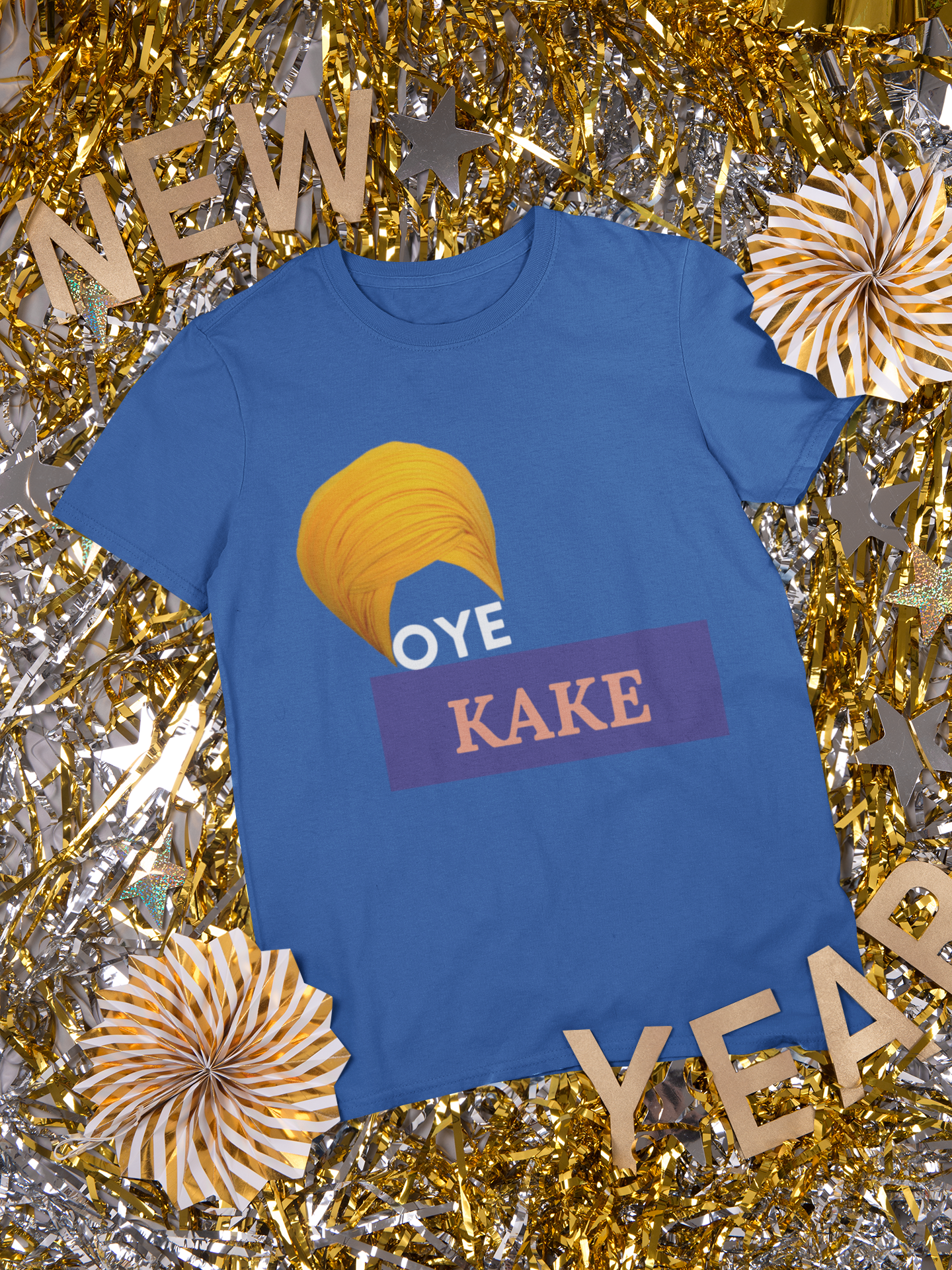 Oye Kake Mens Half Sleeves T-shirt- FunkyTeesClub
