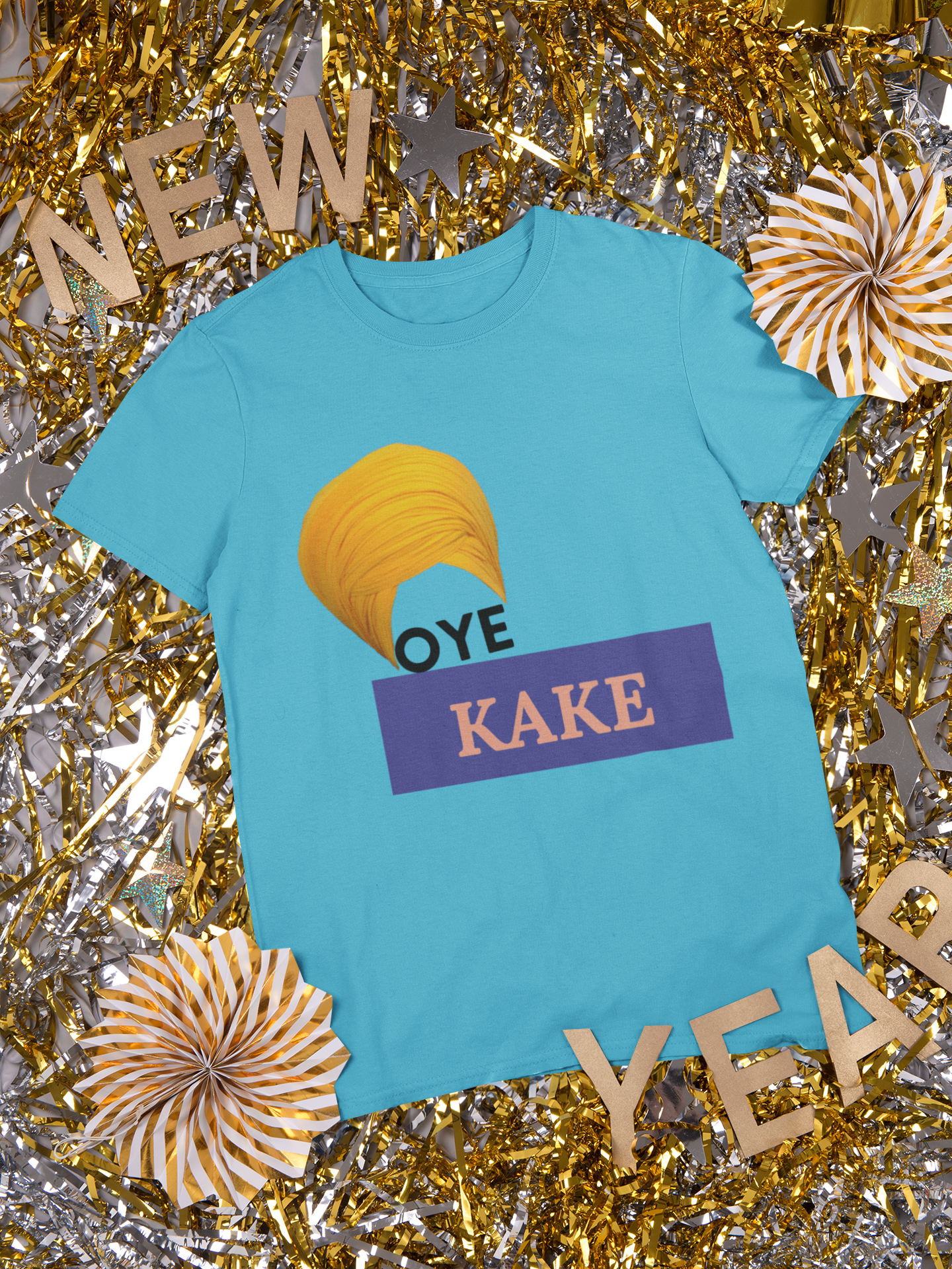 Oye Kake Mens Half Sleeves T-shirt- FunkyTeesClub