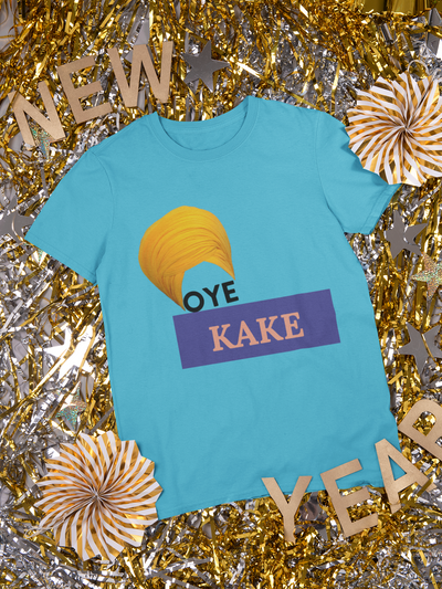 Oye Kake Mens Half Sleeves T-shirt- FunkyTeesClub