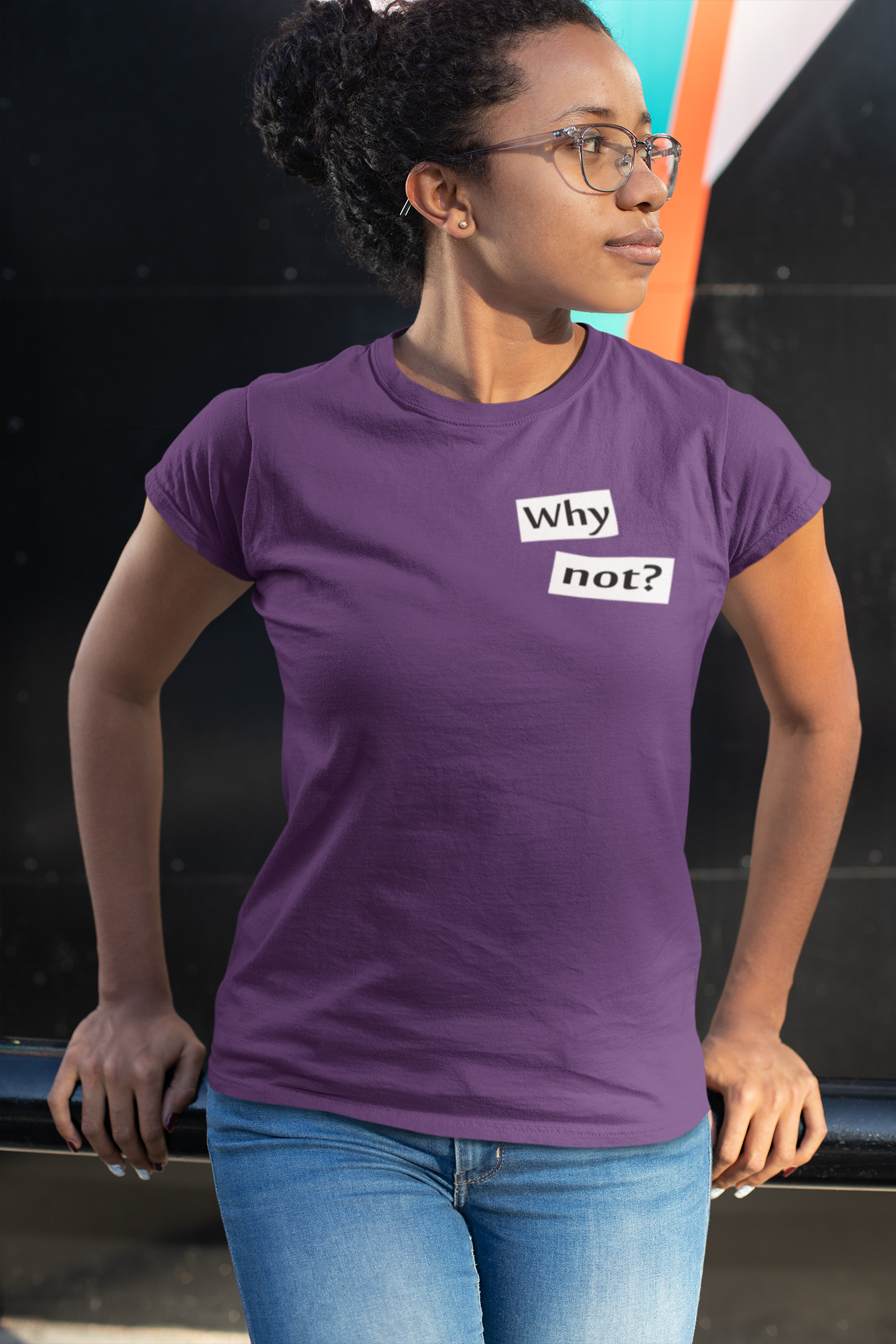 Why Not Quotes Women Half Sleeves T-shirt- FunkyTeesClub