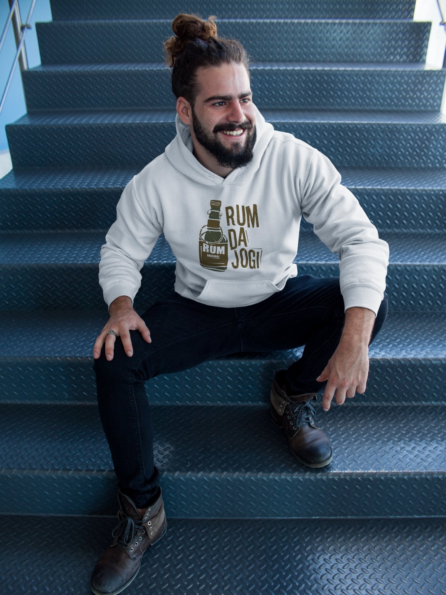 Rum Da Jogi Pub And Beer Men Hoodies-FunkyTeesClub - Funky Tees Club
