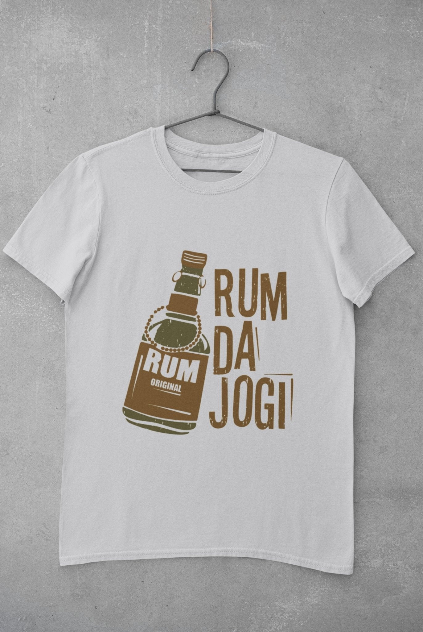 Rum Da Jogi Pub And Beer Mens Half Sleeves T-shirt- FunkyTeesClub - Funky Tees Club