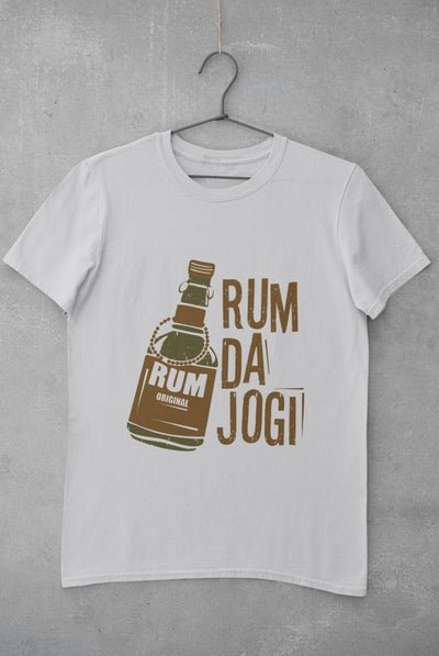 Rum Da Jogi Pub And Beer Mens Half Sleeves T-shirt- FunkyTeesClub - Funky Tees Club