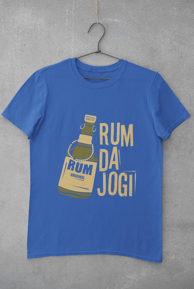 Rum Da Jogi Pub And Beer Mens Half Sleeves T-shirt- FunkyTeesClub - Funky Tees Club
