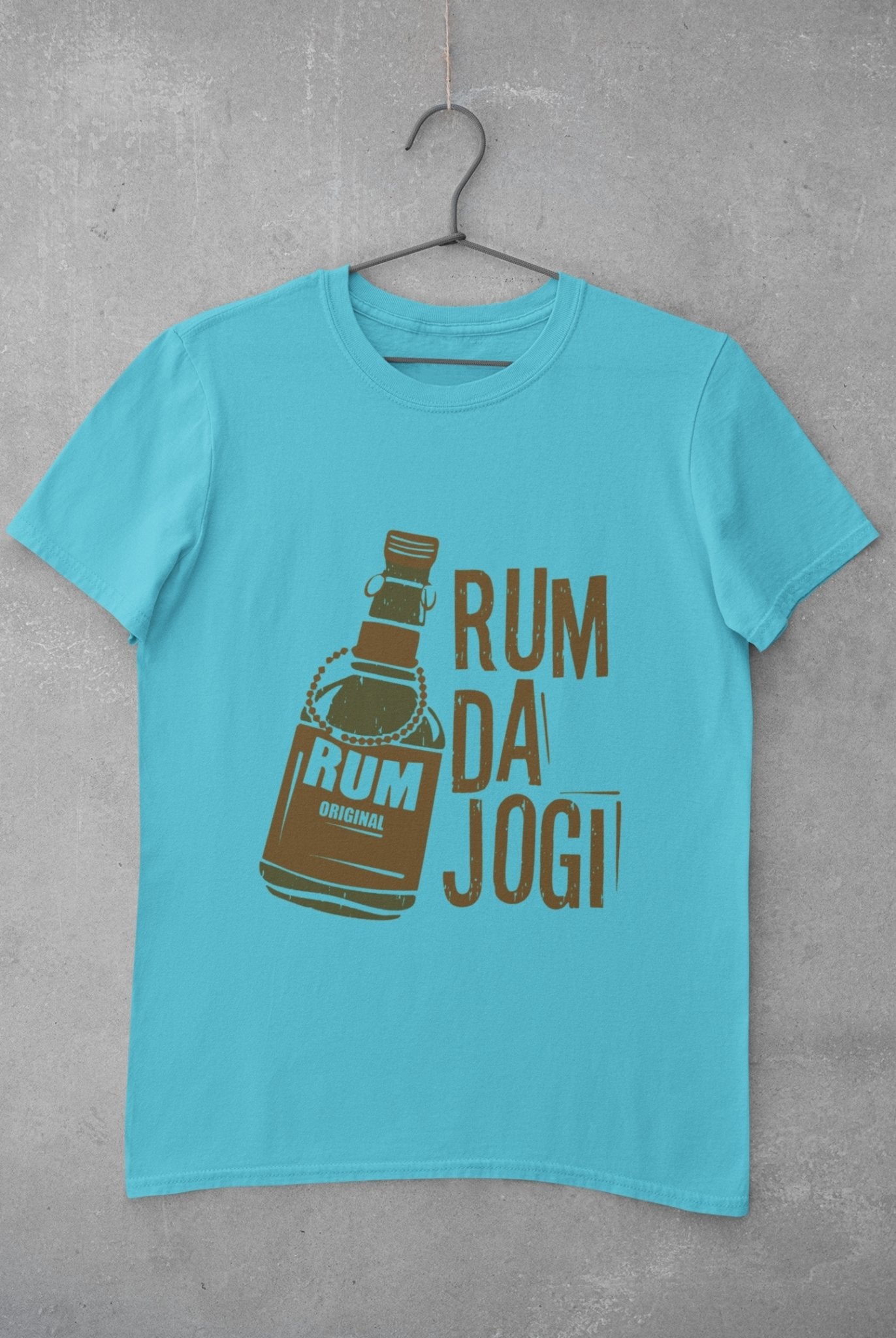 Rum Da Jogi Pub And Beer Mens Half Sleeves T-shirt- FunkyTeesClub - Funky Tees Club