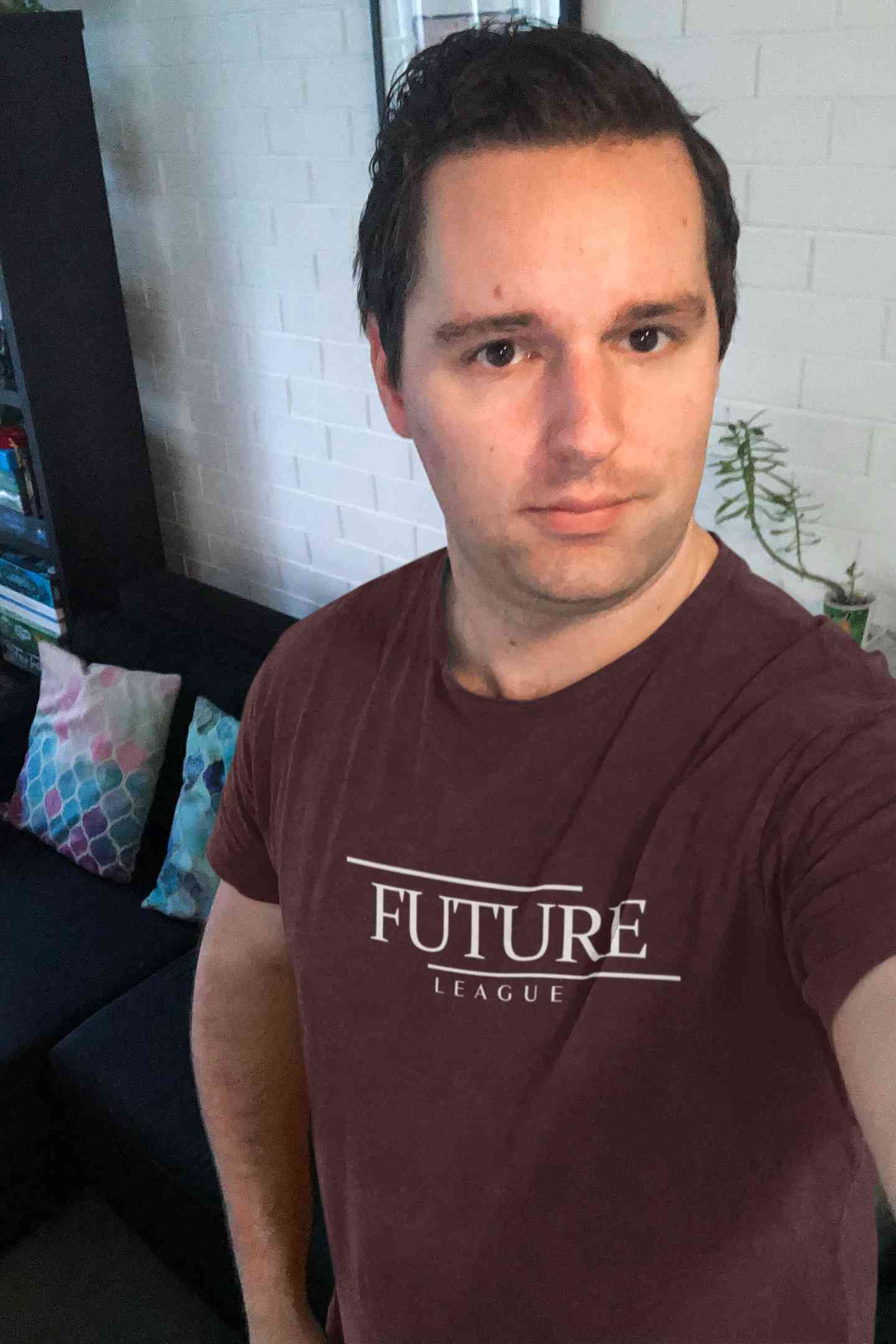 Future League Typography Mens Half Sleeves T-shirt- FunkyTeesClub