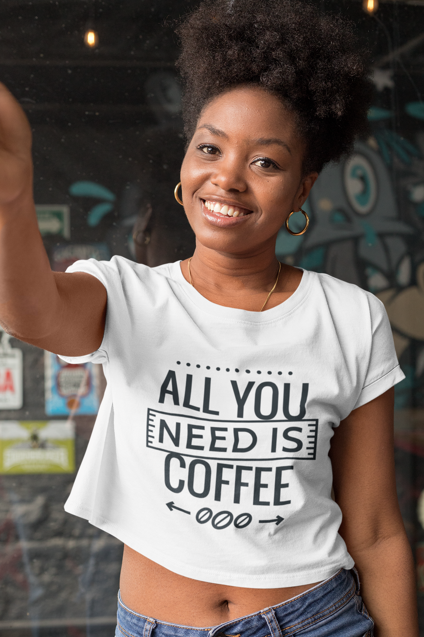 Coffee Women Crop Top- FunkyTeesClub