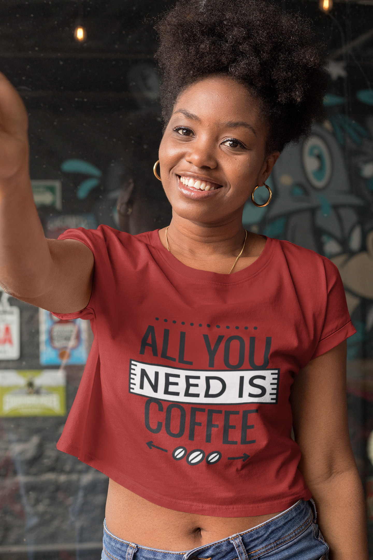 Coffee Women Crop Top- FunkyTeesClub