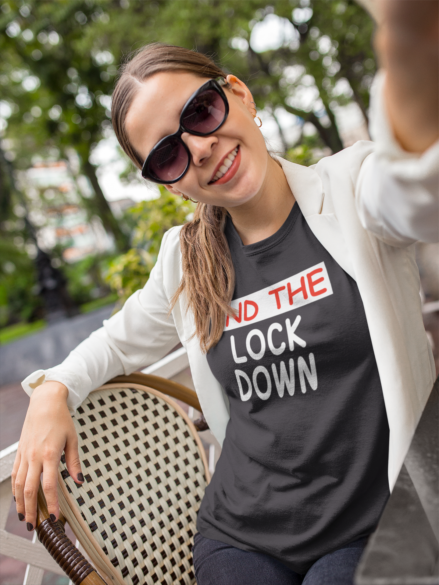 Anti Lockdown End The Lockdown Anti Government Women Half Sleeves T-shirt- FunkyTeesClub