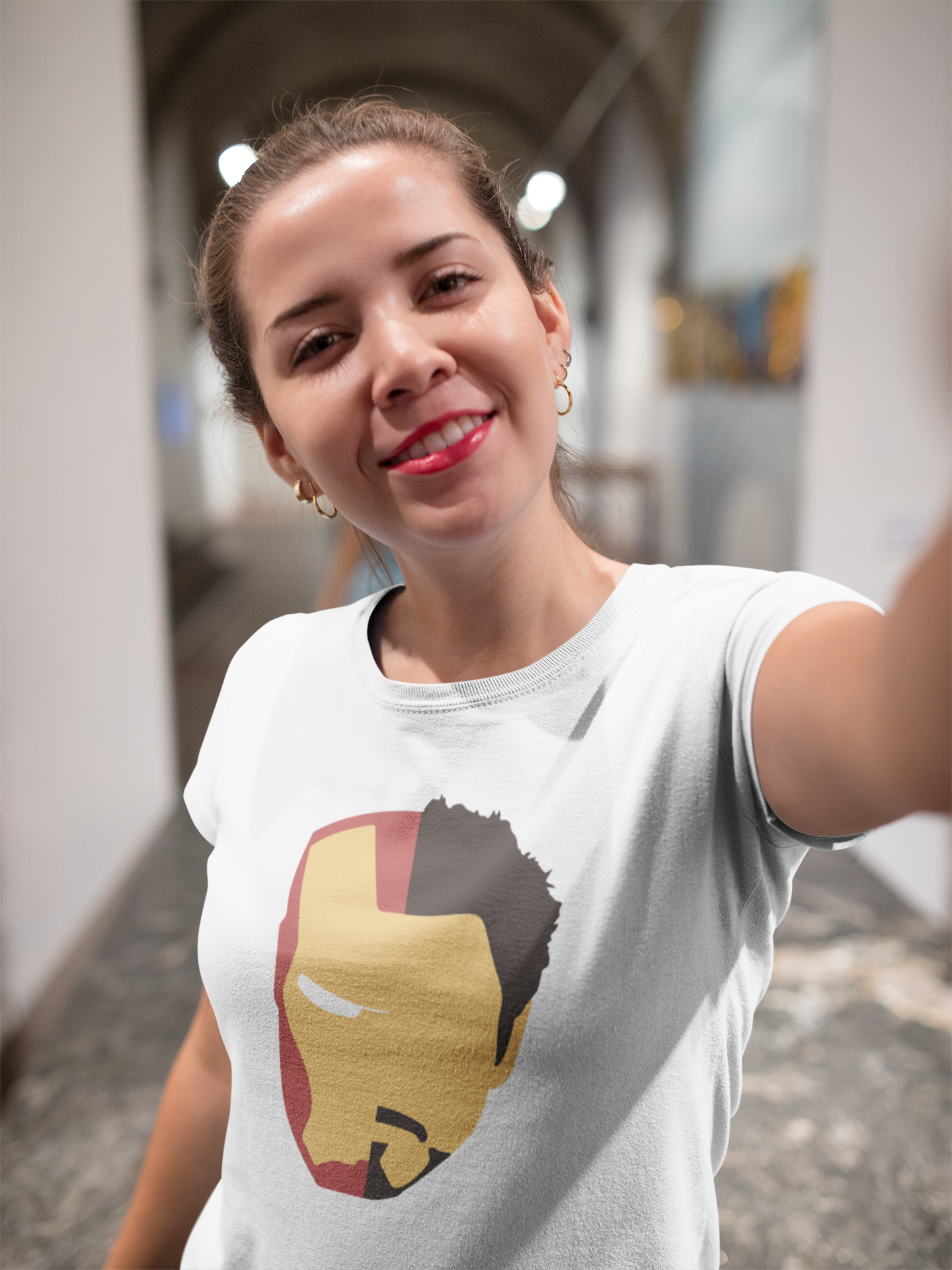 Iron Man Web Series Women Half Sleeves T-shirt- FunkyTeesClub