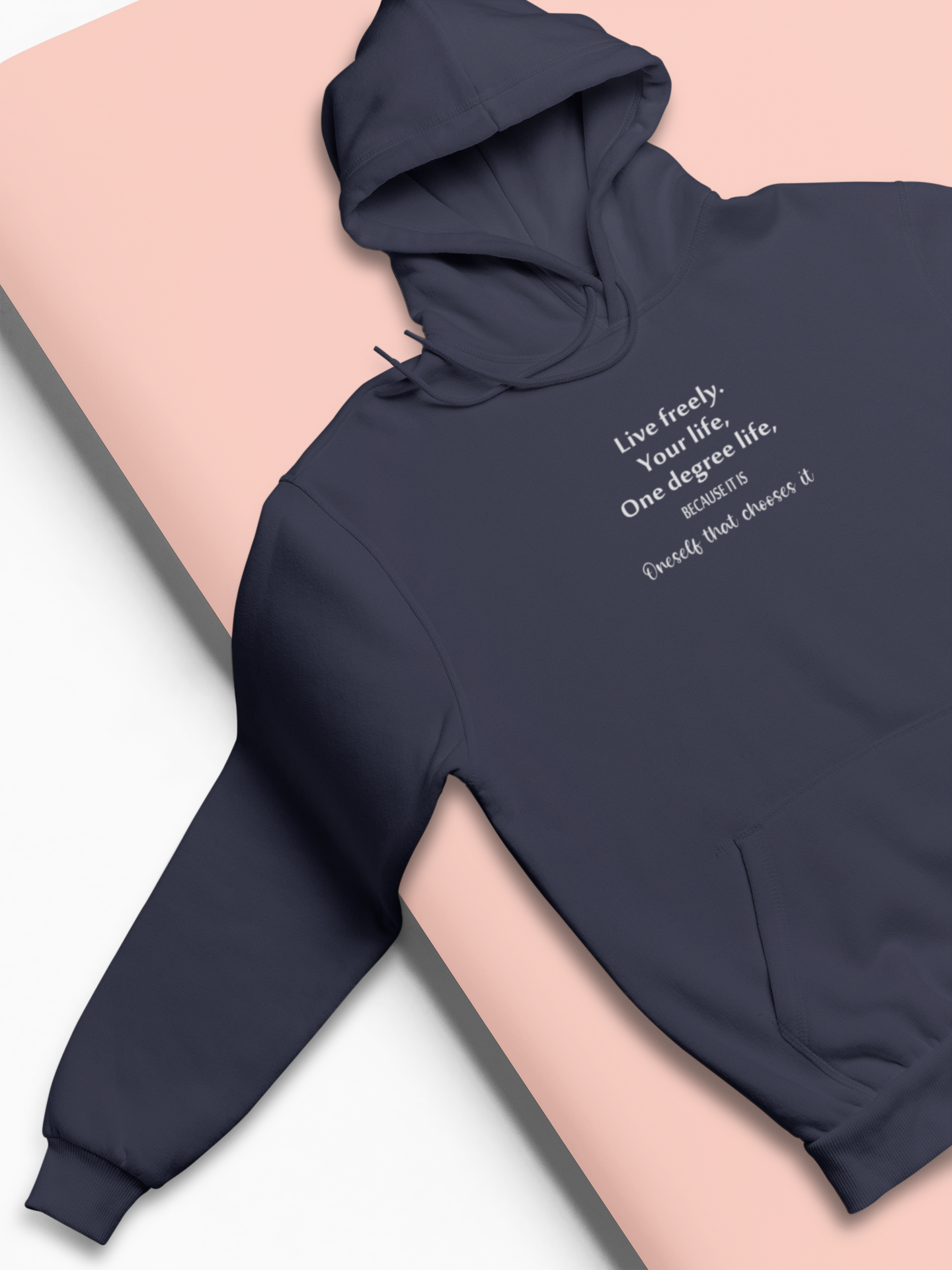 Live Freely Quotes Hoodies for Women-FunkyTeesClub