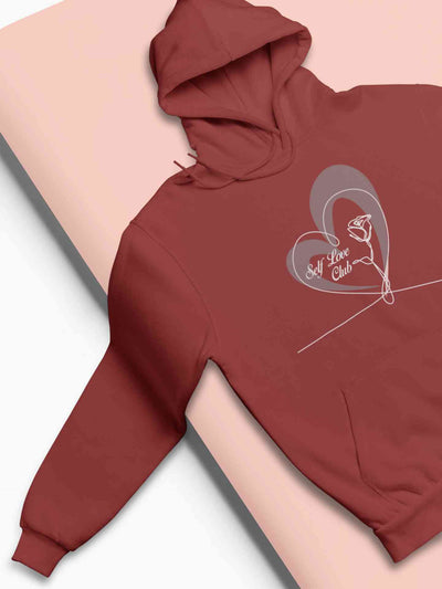 Self Love Club Hoodies for Women-FunkyTeesClub