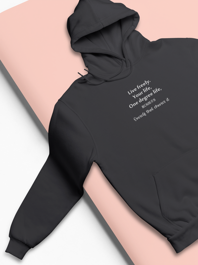 Live Freely Quotes Hoodies for Women-FunkyTeesClub