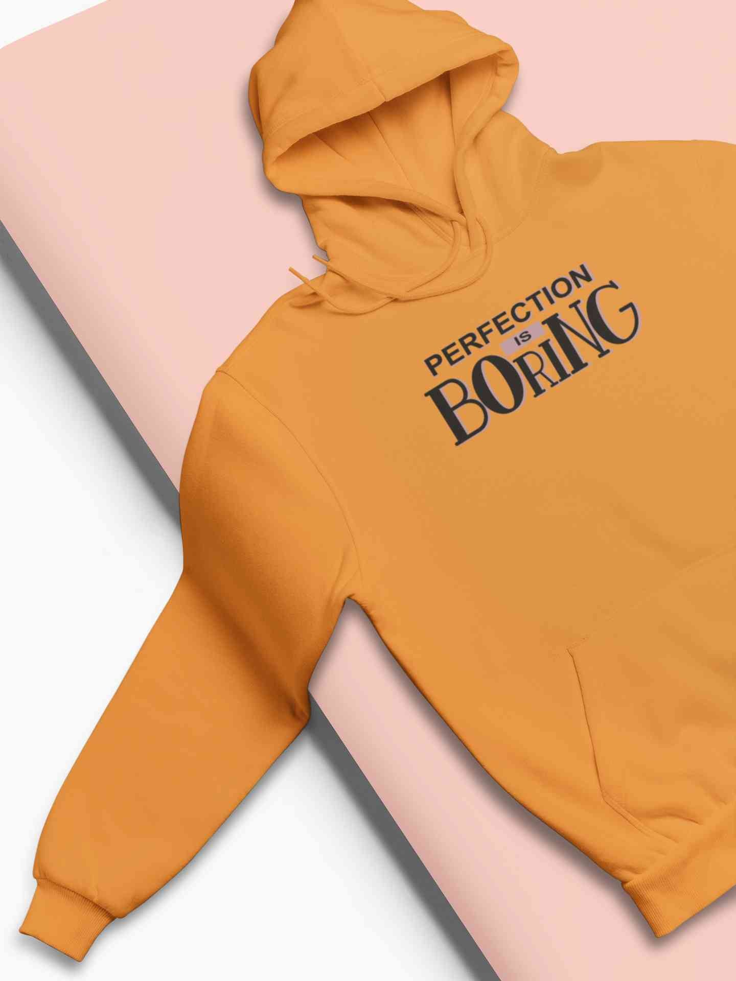 Perfection Is Boring Hoodies for Women-FunkyTeesClub