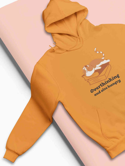 Overthinking And Also Hungry Men Hoodies-FunkyTeesClub
