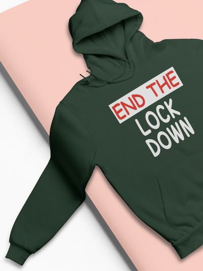 Anti Lockdown End The Lockdown Anti Government Hoodies for Women-FunkyTeesClub