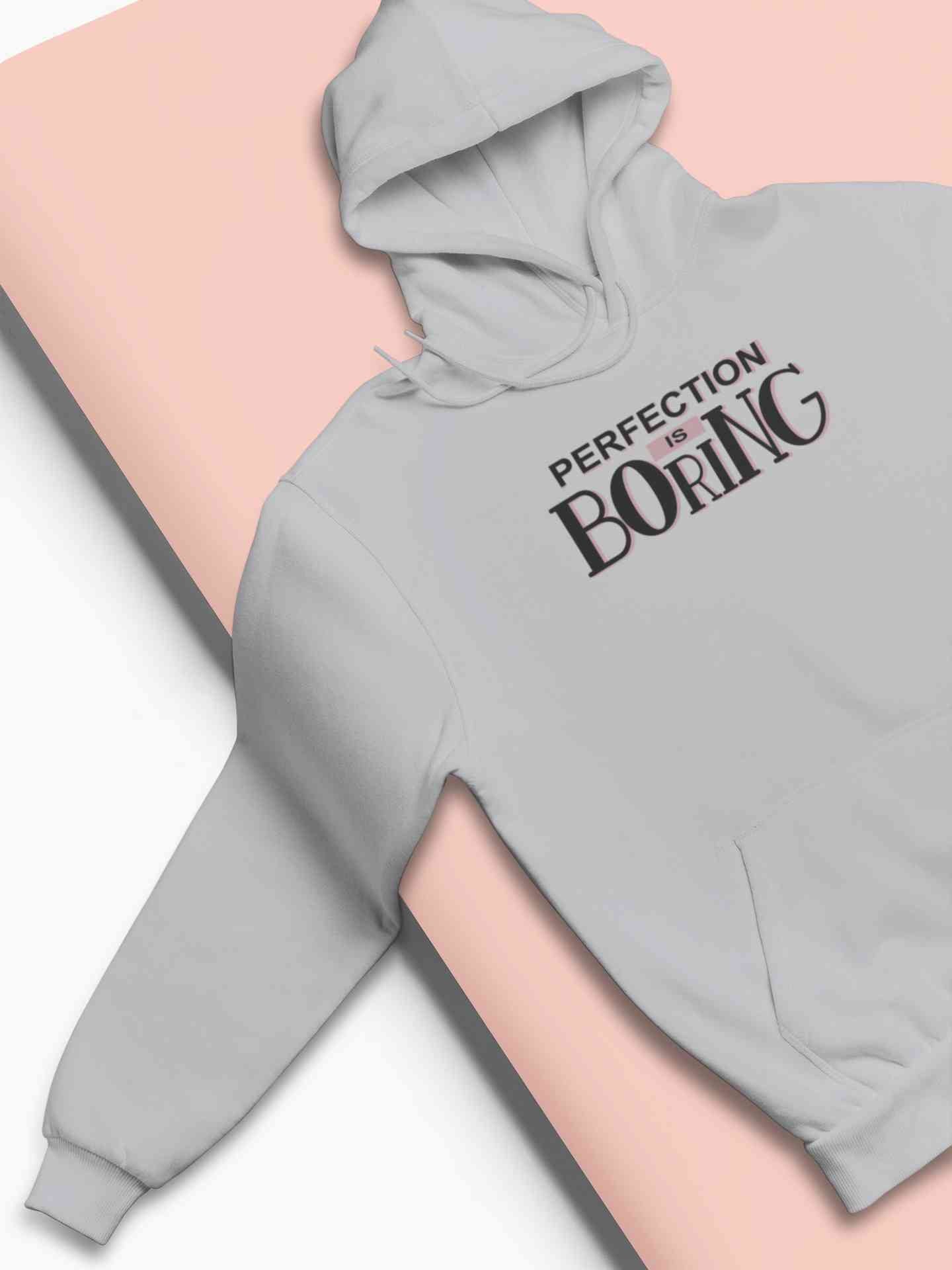 Perfection Is Boring Men Hoodies-FunkyTeesClub