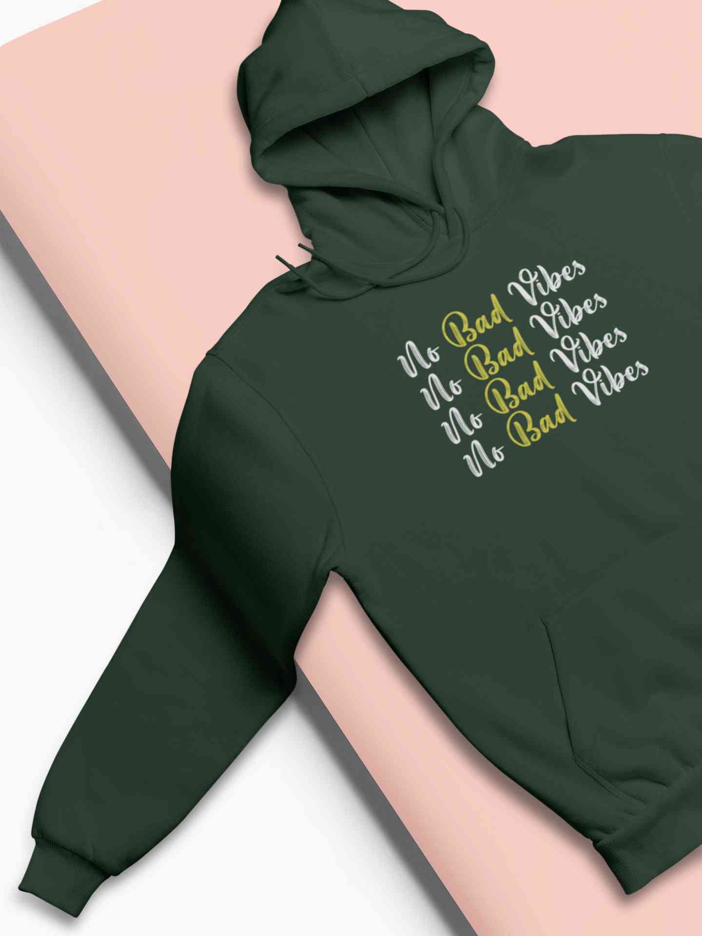 No Bad Vibes Men Hoodies-FunkyTeesClub
